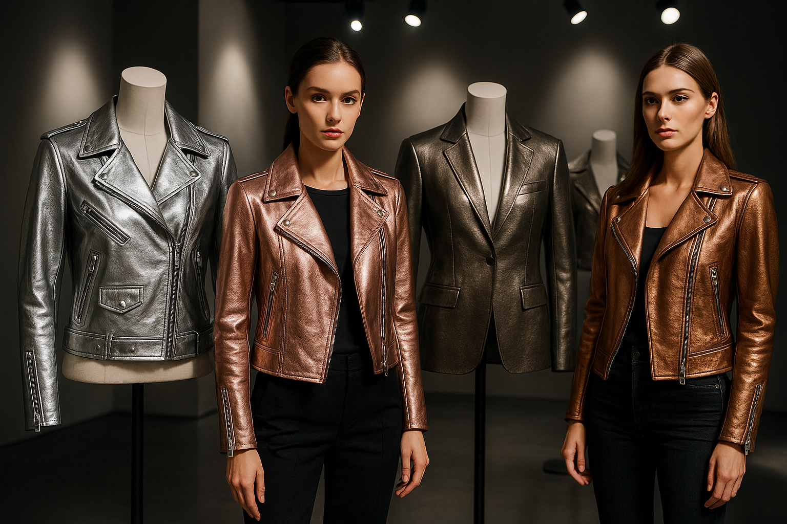The Rise of Metallic Leather Jackets.